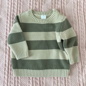 EUC. Carters knit striped sweater.